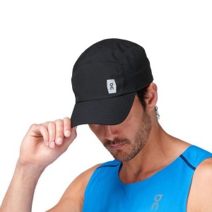 Gorras On Cloud Lightweight Hombre Black | UY_ON9027
