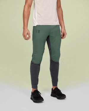 Pantalones On Cloud Running Hombre Green / Grey | UY_ON8269